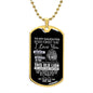 Daughter Dad - This Old Lion Dog Tag