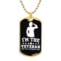 Veteran & The Veteran's Wife Dog Tag Military