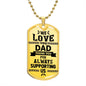 Thanks For Supporting Us Dog Tag