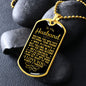 Husband Beyond My Control Dog Tag