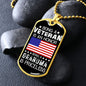 Veteran Grandma Priceless Dog Tag
