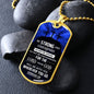 Be Strong Dog Tag