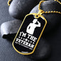 Veteran & The Veteran's Wife Dog Tag Military