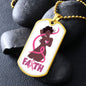 Woman Faith Dog Tag