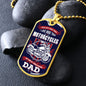 For Dad Motorcycles Dog Tag