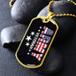 Army Veteran Dog Tag Military
