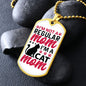 Cat Mom Dog Tag