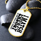 I Match Energy Dog Tag
