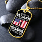 Veteran Grandpa Priceless Dog Tag