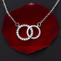 In Loving Memory - I Miss You - Perfect Pair Necklace