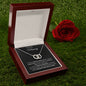 In Loving Memory - I Miss You - Perfect Pair Necklace