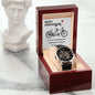 Husband - Happy Anniversary - Men's Openwork Watch