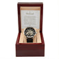 To My Husband - Worth the Effort - Men's Openwork Watch