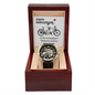 Husband - Happy Anniversary - Men's Openwork Watch