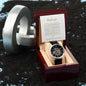 To My Husband - Worth the Effort - Men's Openwork Watch