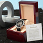 To My Husband - Worth the Effort - Men's Openwork Watch