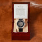 To My Husband - Worth the Effort - Men's Openwork Watch