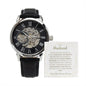 To My Husband - Worth the Effort - Men's Openwork Watch