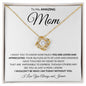 Mom - Loved & Appreciated - Love Knot Necklace