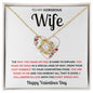 Valentine For My Wife - Deeper In Love - Love Knot Necklace