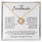 Soulmate - Missing Piece - Love Knot Necklace
