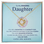 Daughter - Unlimited Potential - Love Knot Necklace