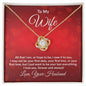 Wife Valentine - First Date - Love Knot Necklace