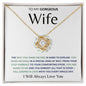 Wife - Home To Me - Love Knot Necklace