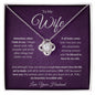 Wife - Incredible Wife - Love Knot Necklace