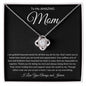 Mom - Love And Kindness - Love Knot Necklace