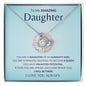 Daughter - Unlimited Potential - Love Knot Necklace