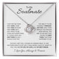 Soulmate - Missing Piece - Love Knot Necklace