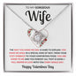 Valentine For My Wife - Deeper In Love - Love Knot Necklace