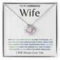 Wife - Home To Me - Love Knot Necklace