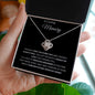 In Loving Memory - I Miss You - Love Knot Necklace