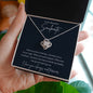 Soulmate - You Got Me - Love Knot Necklace