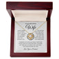 Wife - Feel My Love - Love Knot Necklace