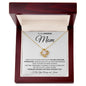 Mom - Loved & Appreciated - Love Knot Necklace