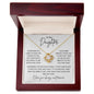 Daughter - I Love You - Love Knot Necklace