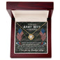 Army Wife Military - Live In My Mind - Love Knot Necklace