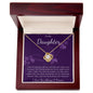 Daughter - You Are Loved - Love Knot Necklace