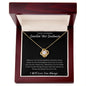 Smokin Hot Soulmate - Straighten Your Crown - Love Knot Necklace