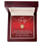 Wife Valentine - First Date - Love Knot Necklace