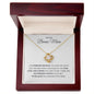 Bonus Mom - Forever Grateful - Love Knot Necklace