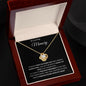 In Loving Memory - I Miss You - Love Knot Necklace