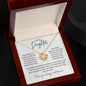 Daughter - I Love You - Love Knot Necklace