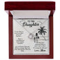 Daughter - Always Remember - Love Knot Necklace