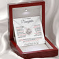 Daughter - Never Forget - Love Knot Necklace
