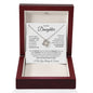 Daughter - Love You Forever - Love Knot Necklace