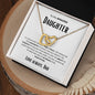 Daughter - Three Things - Interlocking Heart Necklace